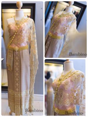 ชุดไทยเจ้าสาว ชุดไทยจักรพรรดิ์ เช่าที่แบมบี้ เวดดิ้ง ห้วยขวาง